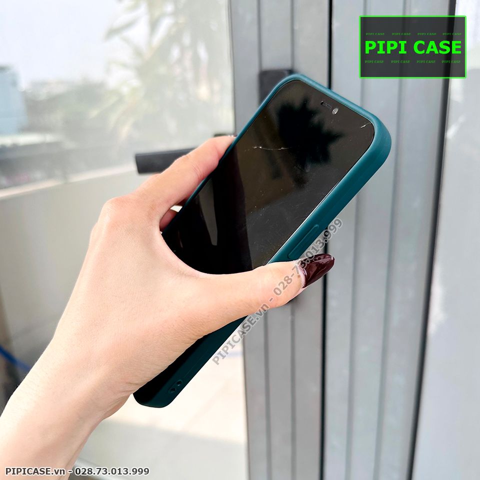 Ốp Lưng iPhone 12 Pro Max - Poly - Xanh Rêu