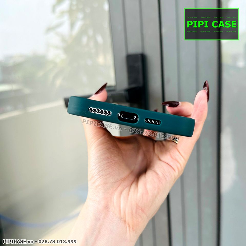 Ốp Lưng iPhone 13 Pro Max - Poly - Xanh Rêu