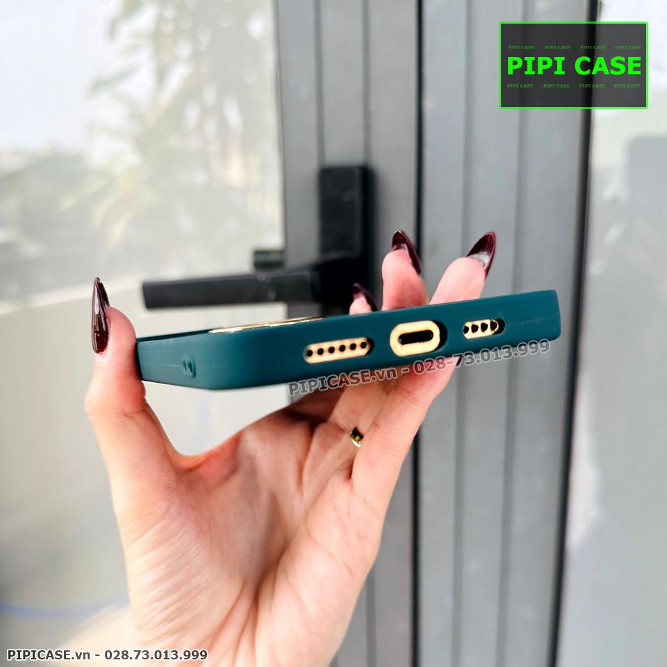 Ốp Lưng iPhone 12 Pro Max - Poly - Xanh Rêu