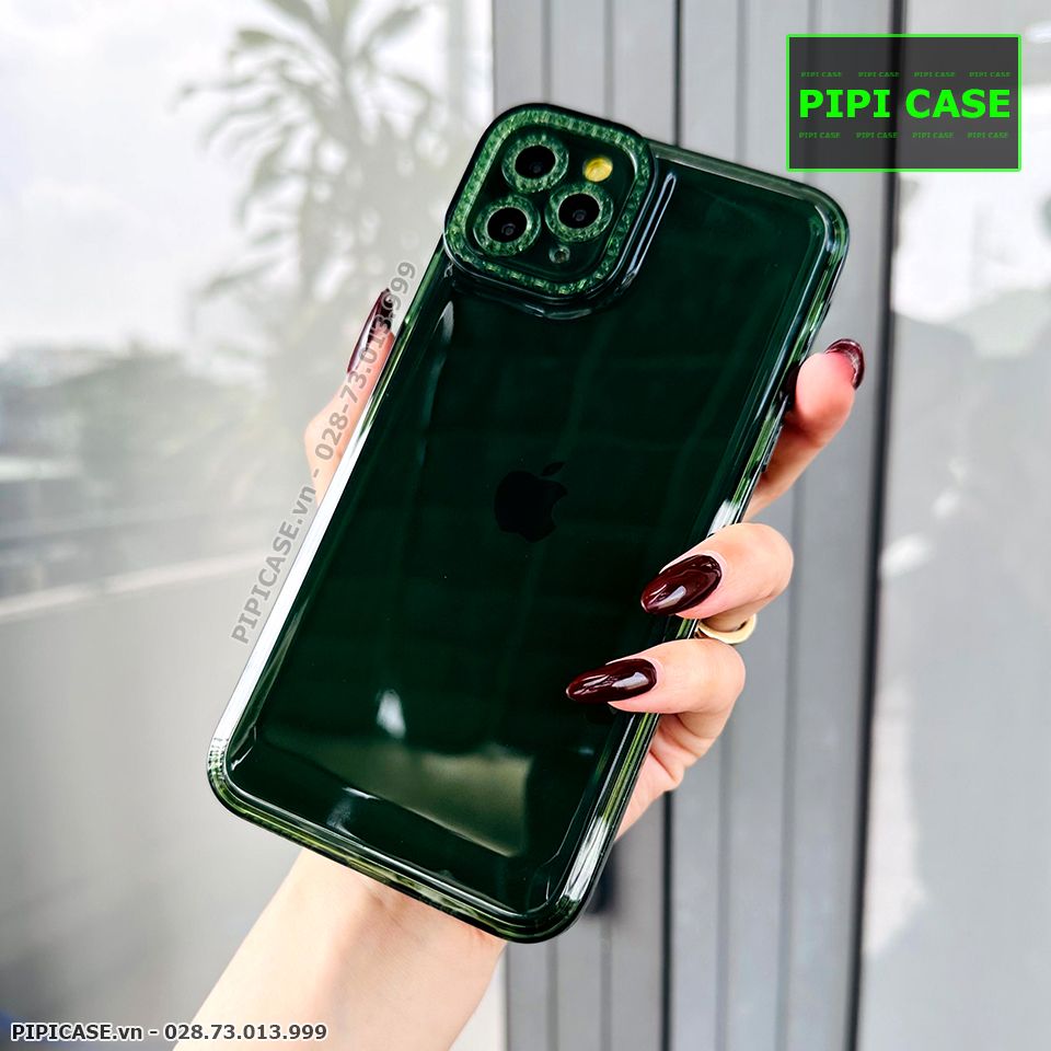 Ốp Lưng iPhone 11 Pro Max - Simple - Xanh Rêu