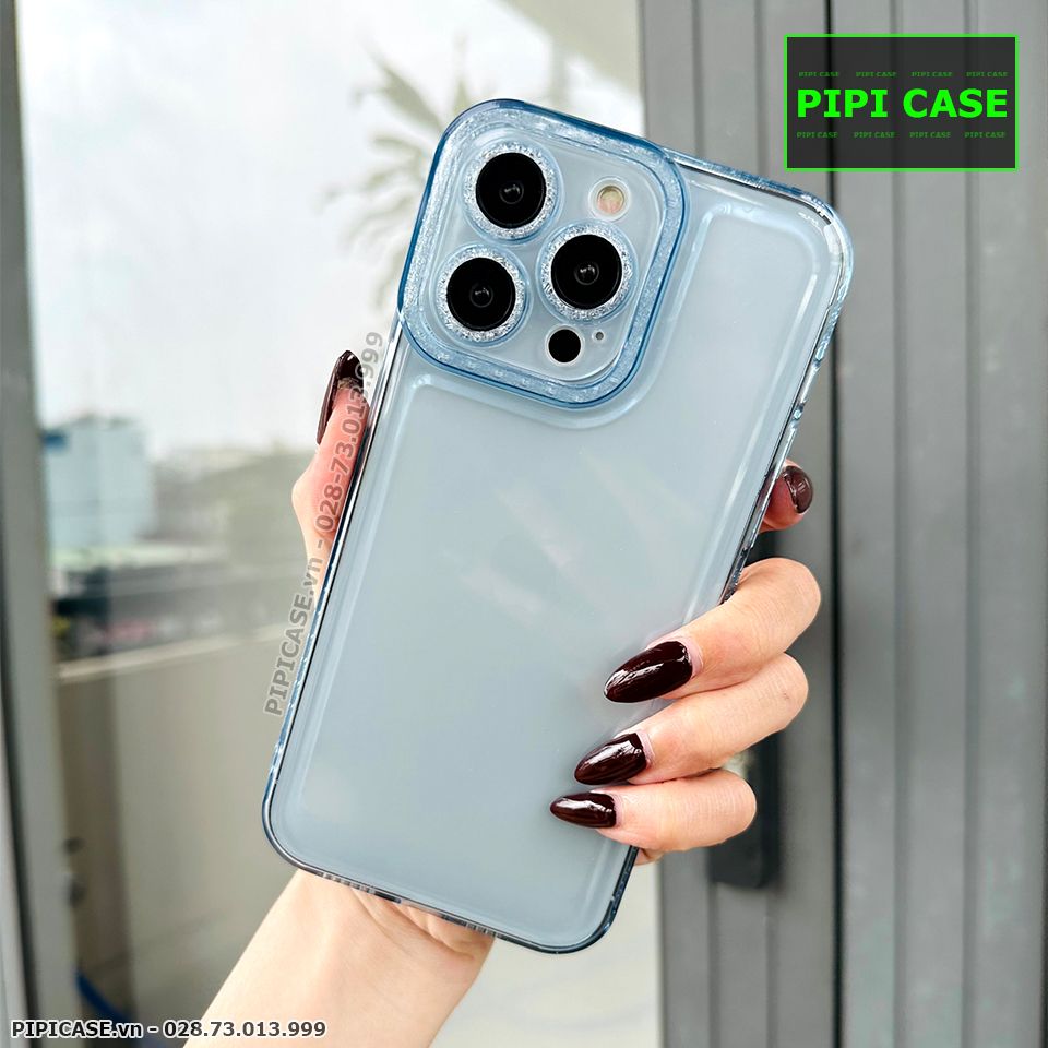 Ốp Lưng iPhone 14 Pro Max - Simple - Xanh Nhạt
