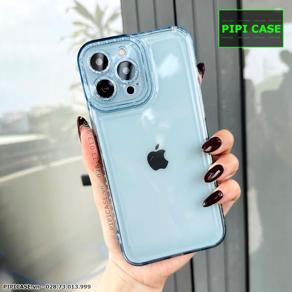 Ốp Lưng iPhone 13 Pro Max - Simple - Xanh Nhạt