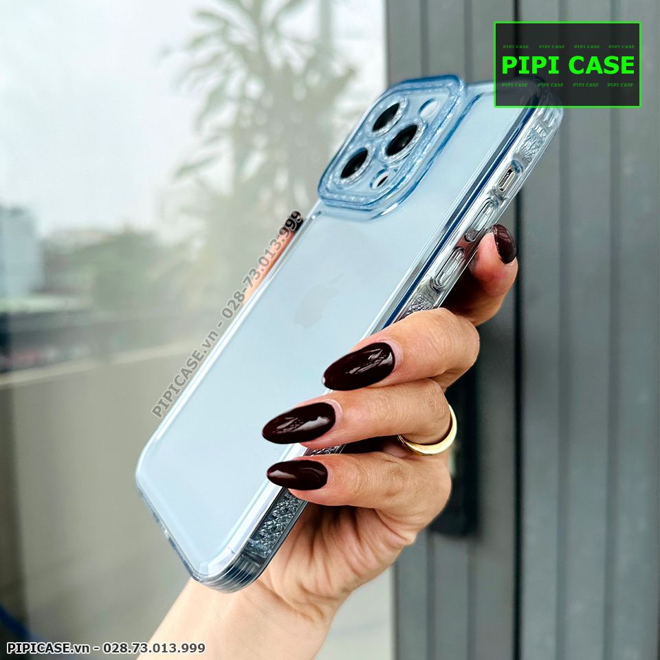 Ốp Lưng iPhone 14 Pro Max - Simple - Xanh Nhạt