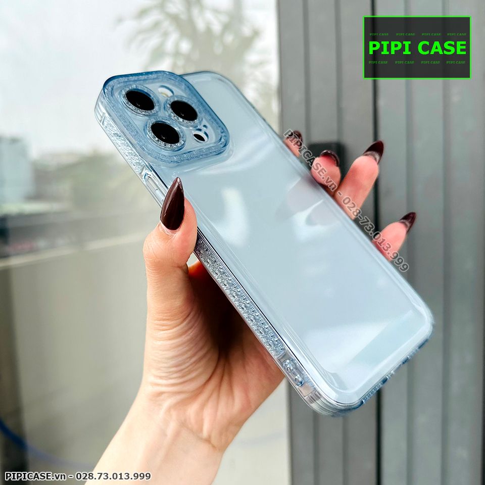 Ốp Lưng iPhone 14 Pro Max - Simple - Xanh Nhạt