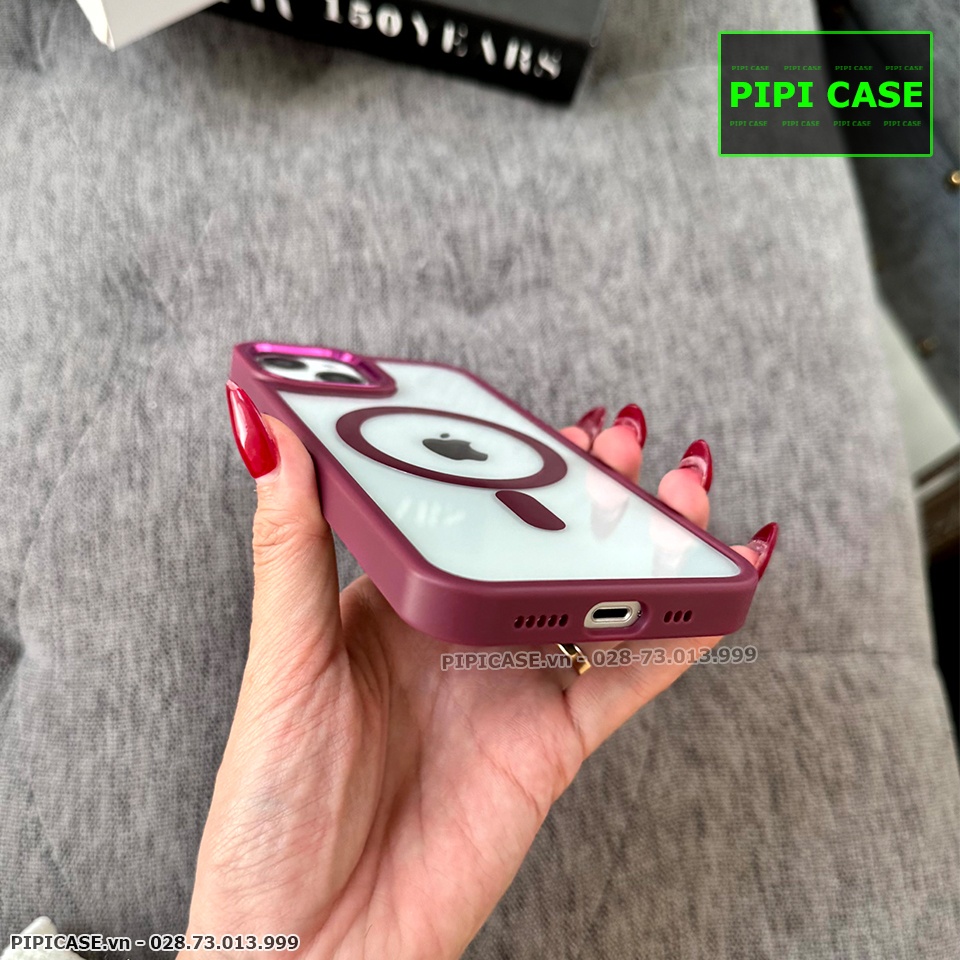 Ốp Lưng iPhone 14 Plus - Delvin - Tím