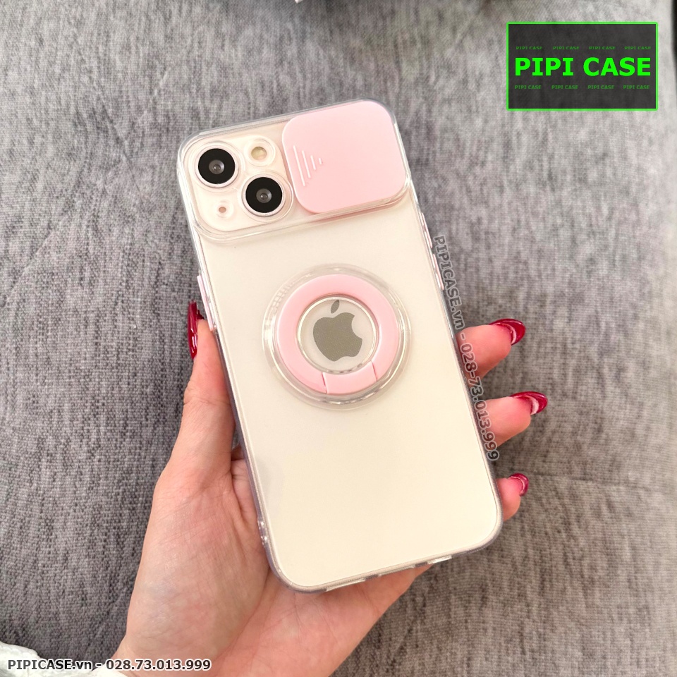 Ốp Lưng iPhone 14 - Pink Bear - Hồng
