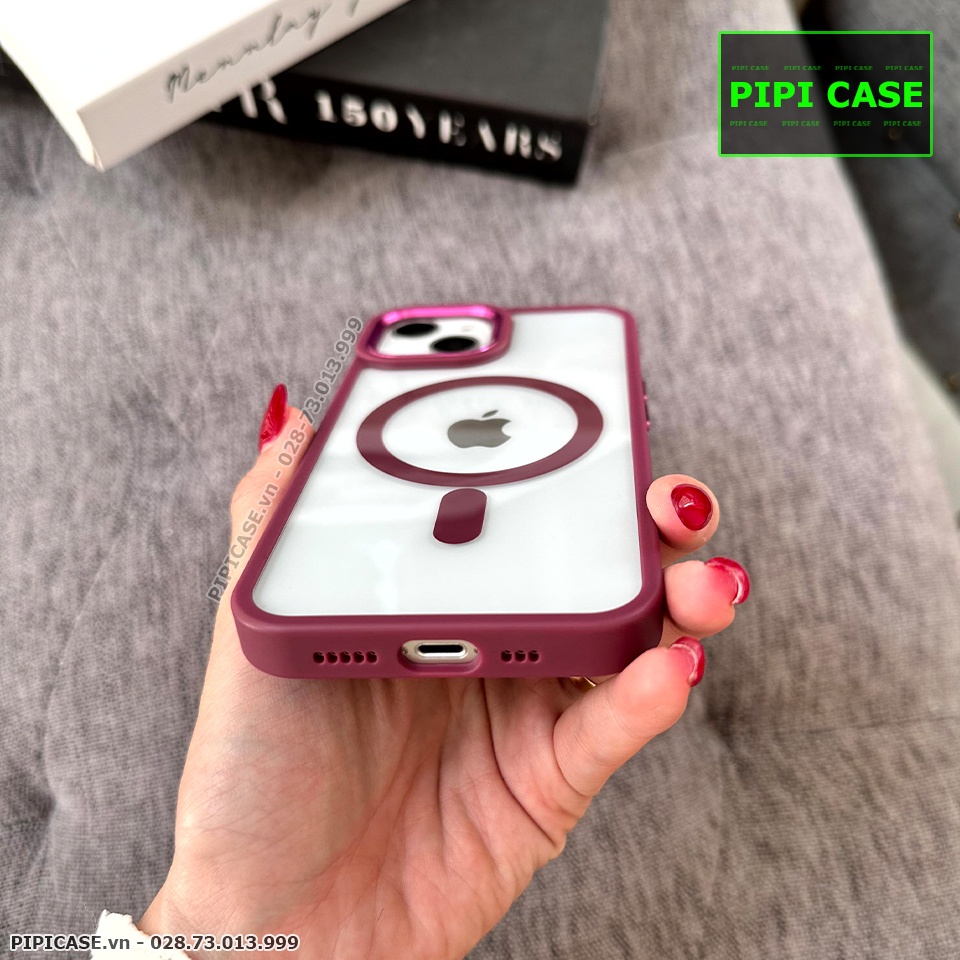 Ốp Lưng iPhone 14 Plus - Delvin - Tím
