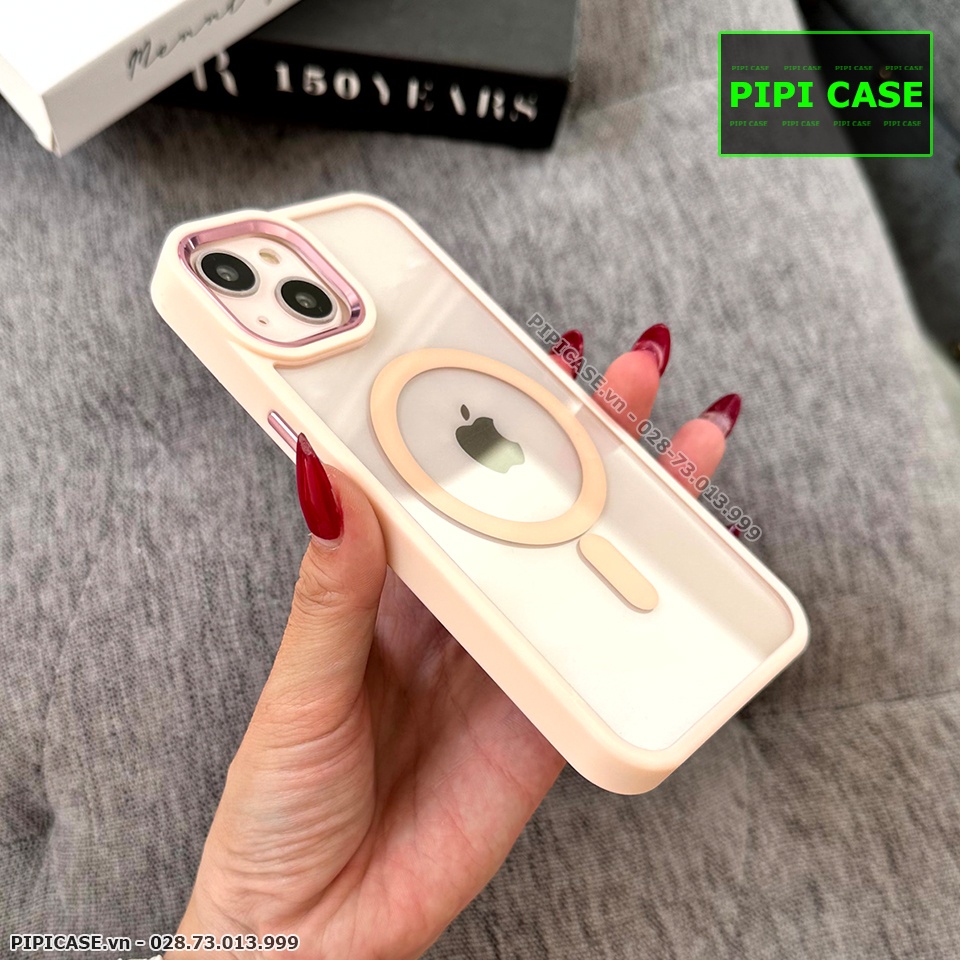 Ốp Lưng iPhone 14 Plus - Delvin - Hồng
