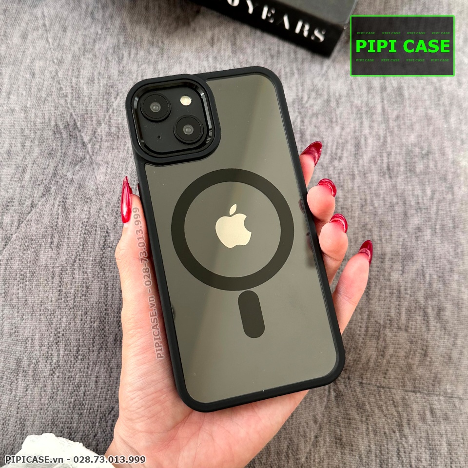 Ốp Lưng iPhone 14 Plus - Delvin - Đen