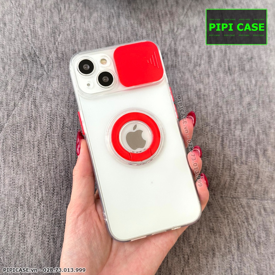 Ốp Lưng iPhone 14 - Pink Bear - Đỏ