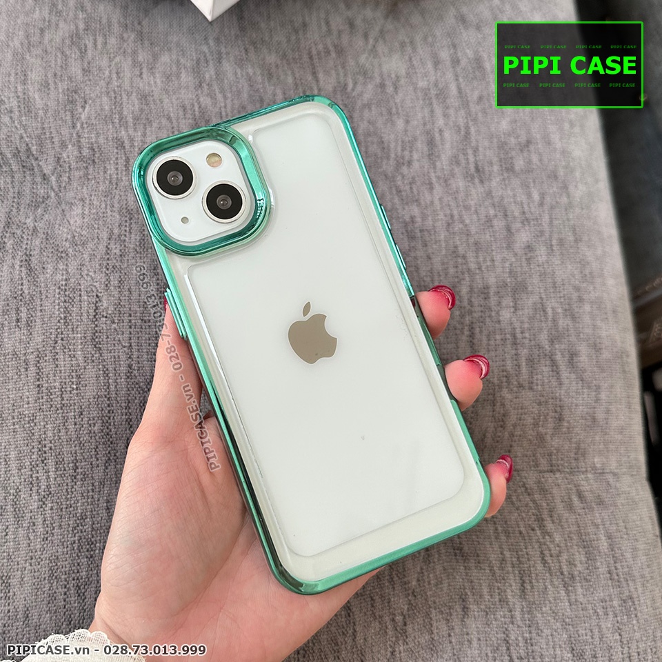 Ốp Lưng iPhone 14 Plus - Belvis - Xanh Lá