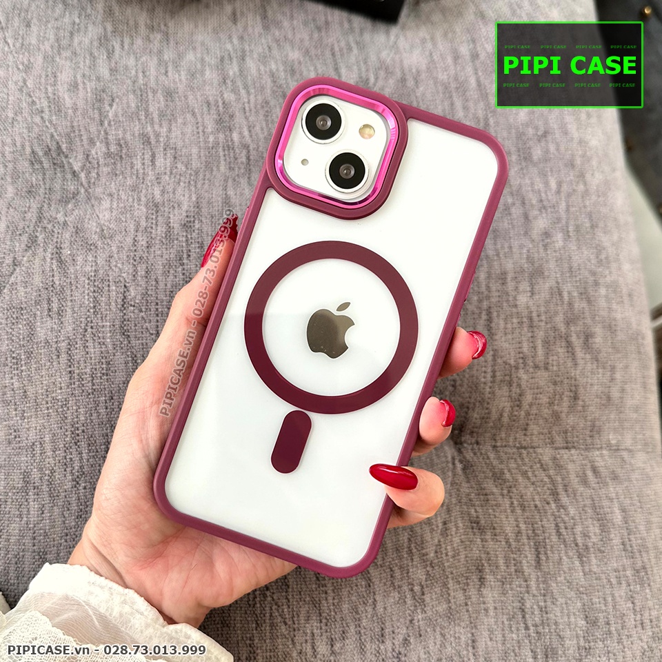 Ốp Lưng iPhone 14 Plus - Delvin - Tím