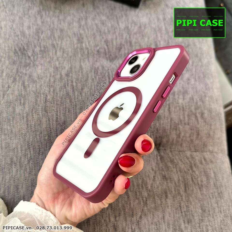 Ốp Lưng iPhone 14 Plus - Delvin - Tím