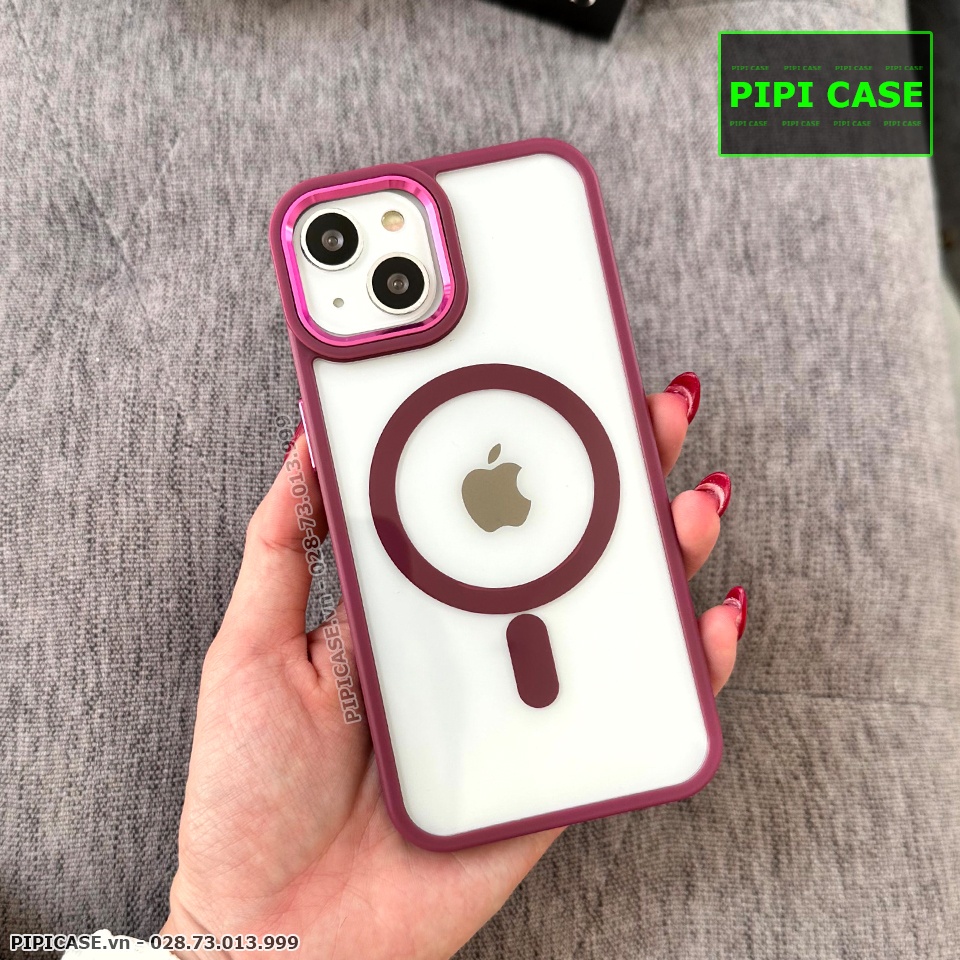 Ốp Lưng iPhone 14 Plus - Delvin - Tím