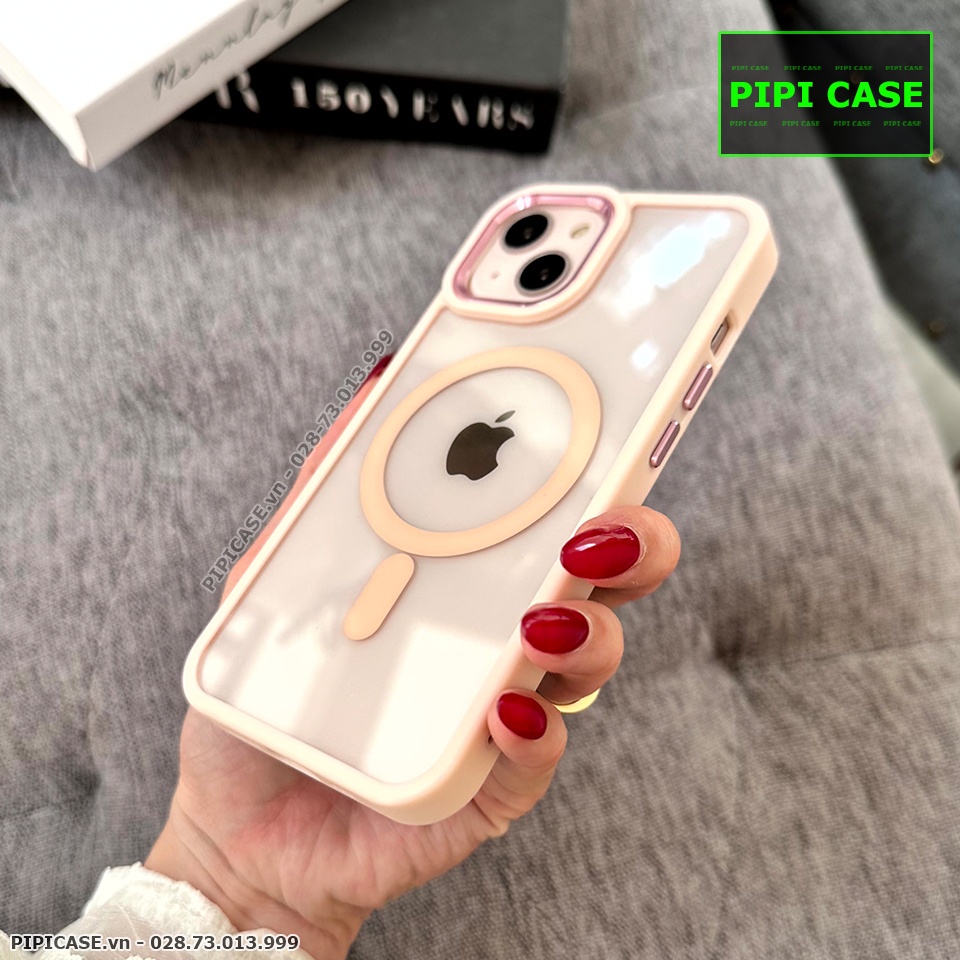 Ốp Lưng iPhone 14 Plus - Delvin - Hồng