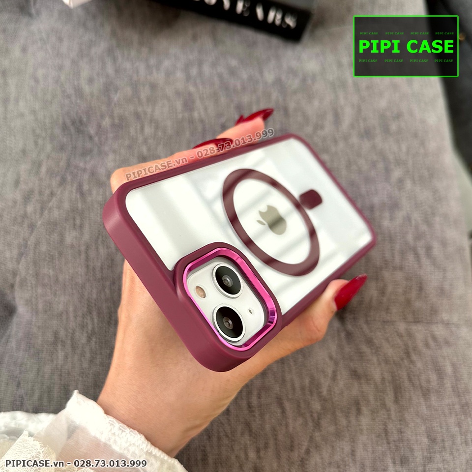 Ốp Lưng iPhone 14 Plus - Delvin - Tím
