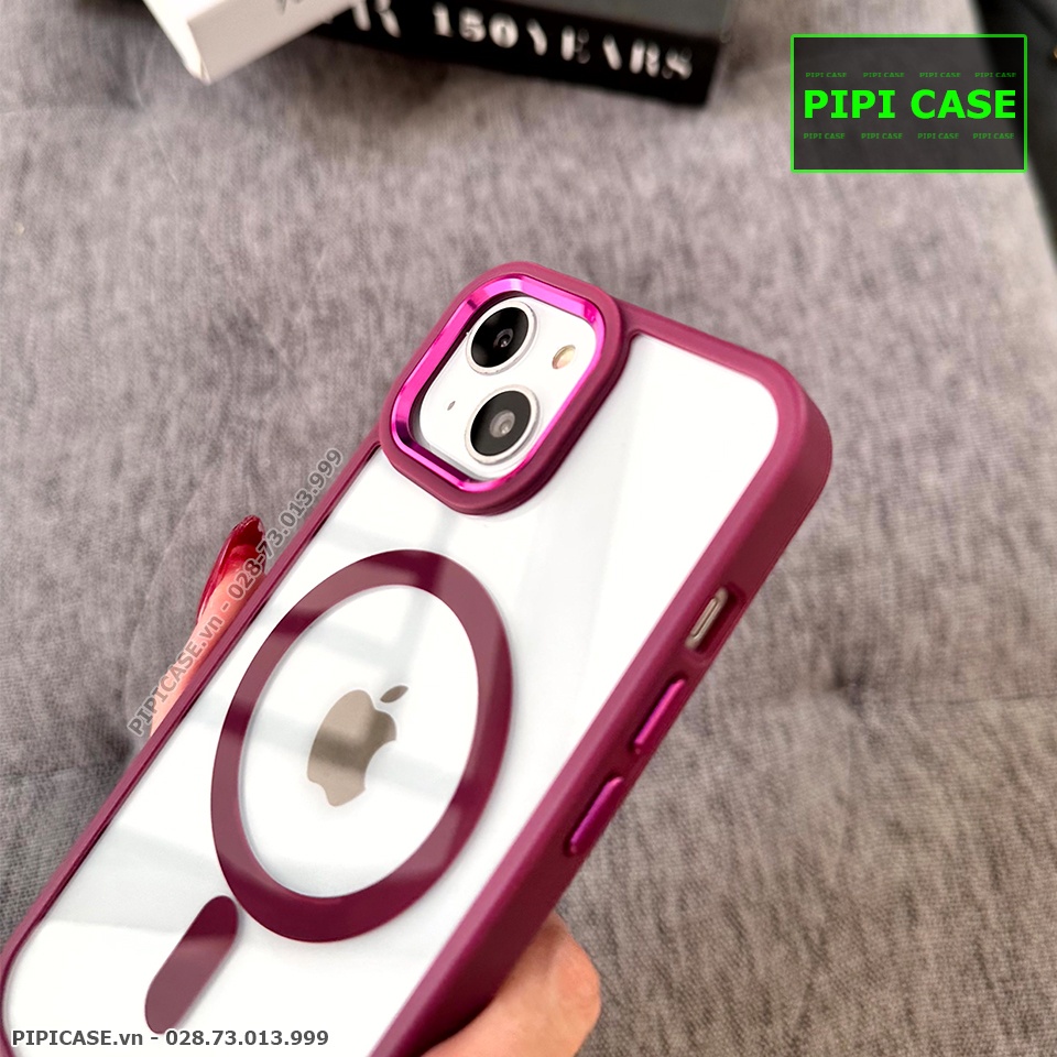 Ốp Lưng iPhone 14 Plus - Delvin - Tím
