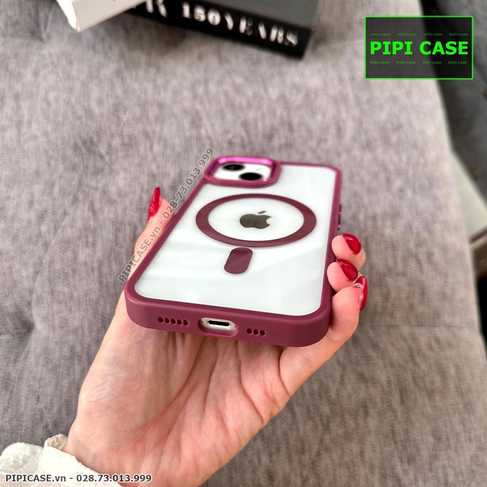 Ốp Lưng iPhone 14 Plus - Delvin - Tím