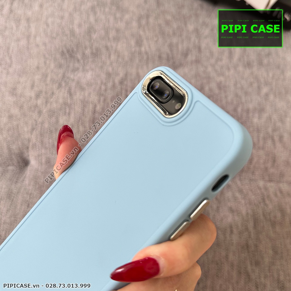 Ốp Lưng iPhone 7 Plus / 8 Plus - May - Xanh Nhạt