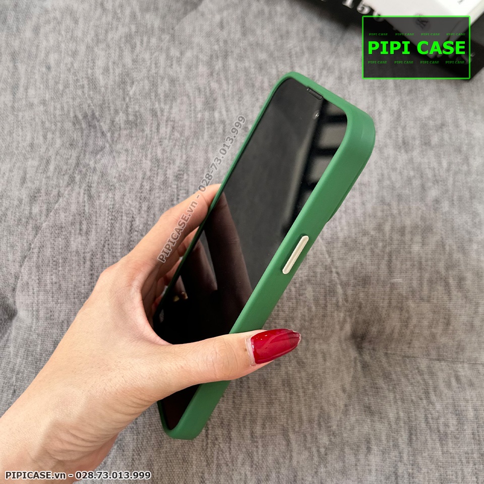 Ốp Lưng iPhone 14 Pro Max - May - Xanh Rêu