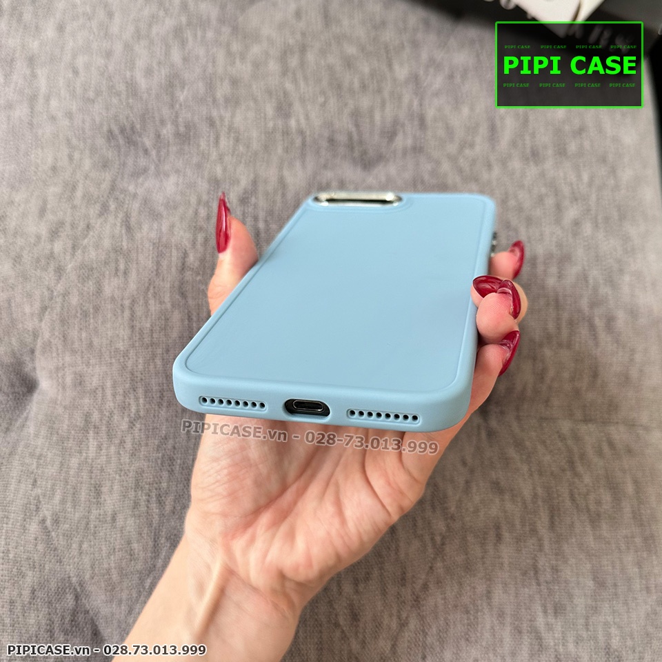 Ốp Lưng iPhone 7 Plus / 8 Plus - May - Xanh Nhạt