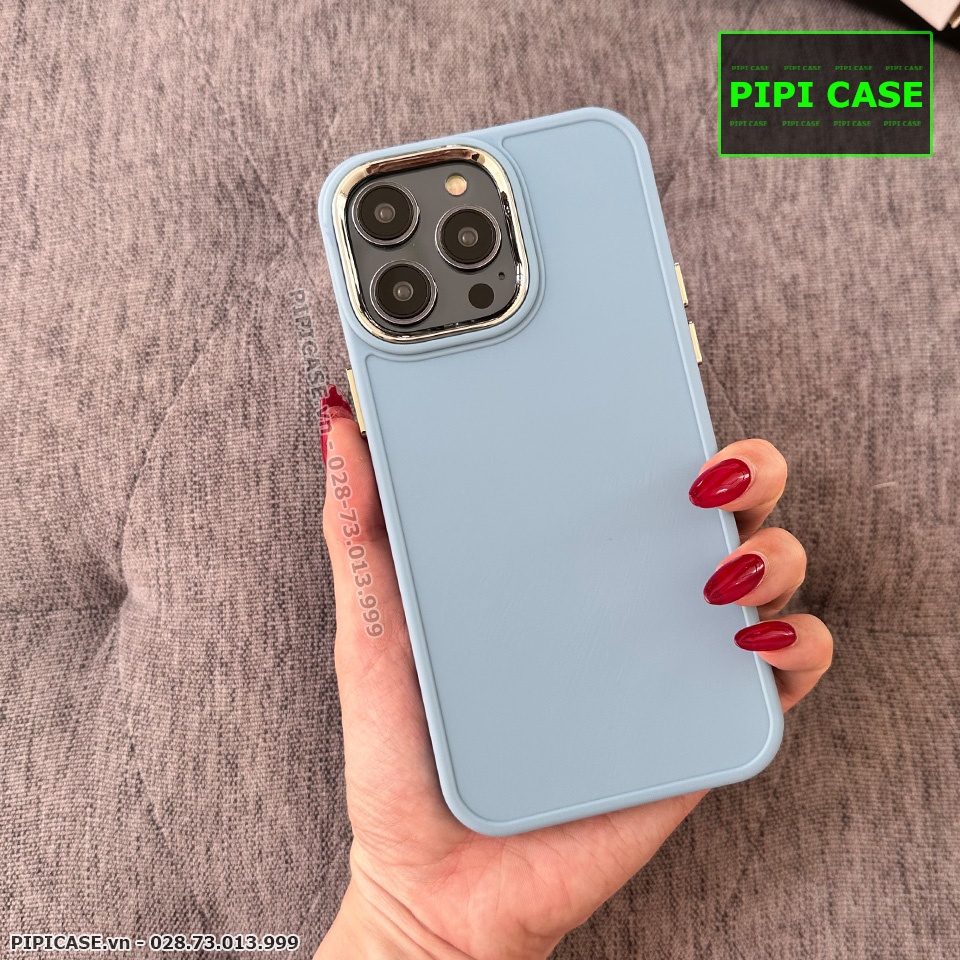 Ốp Lưng iPhone 14 Pro Max - May - Xanh Nhạt