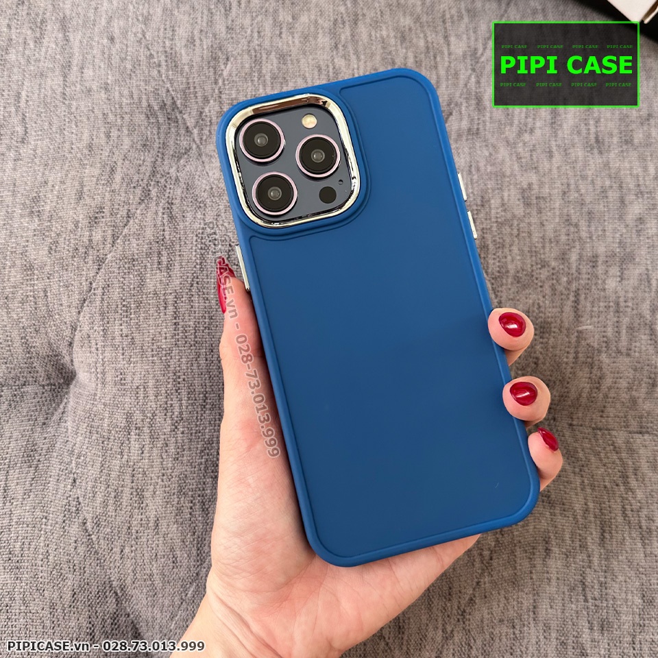Ốp Lưng iPhone 14 Pro Max - May - Xanh Dương