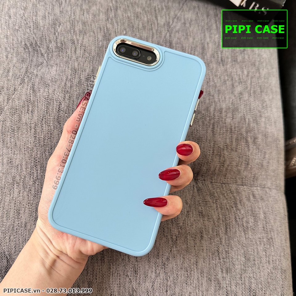 Ốp Lưng iPhone 7 Plus / 8 Plus - May - Xanh Nhạt