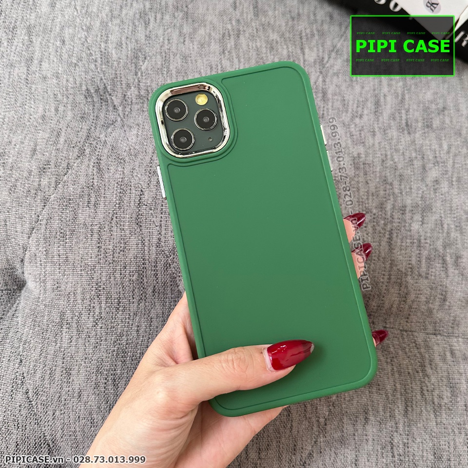 Ốp Lưng iPhone 11 Pro Max - May - Xanh Rêu