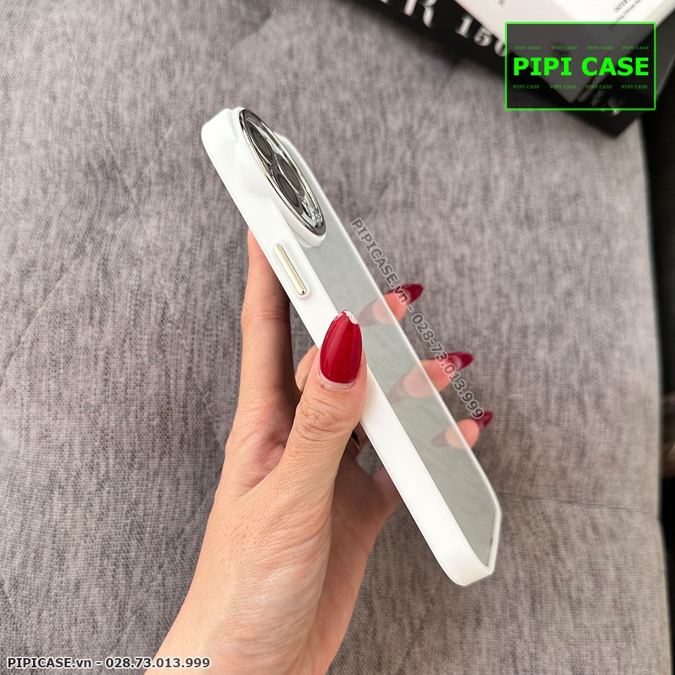 Ốp Lưng iPhone 12 Pro Max - Cathy - Trắng