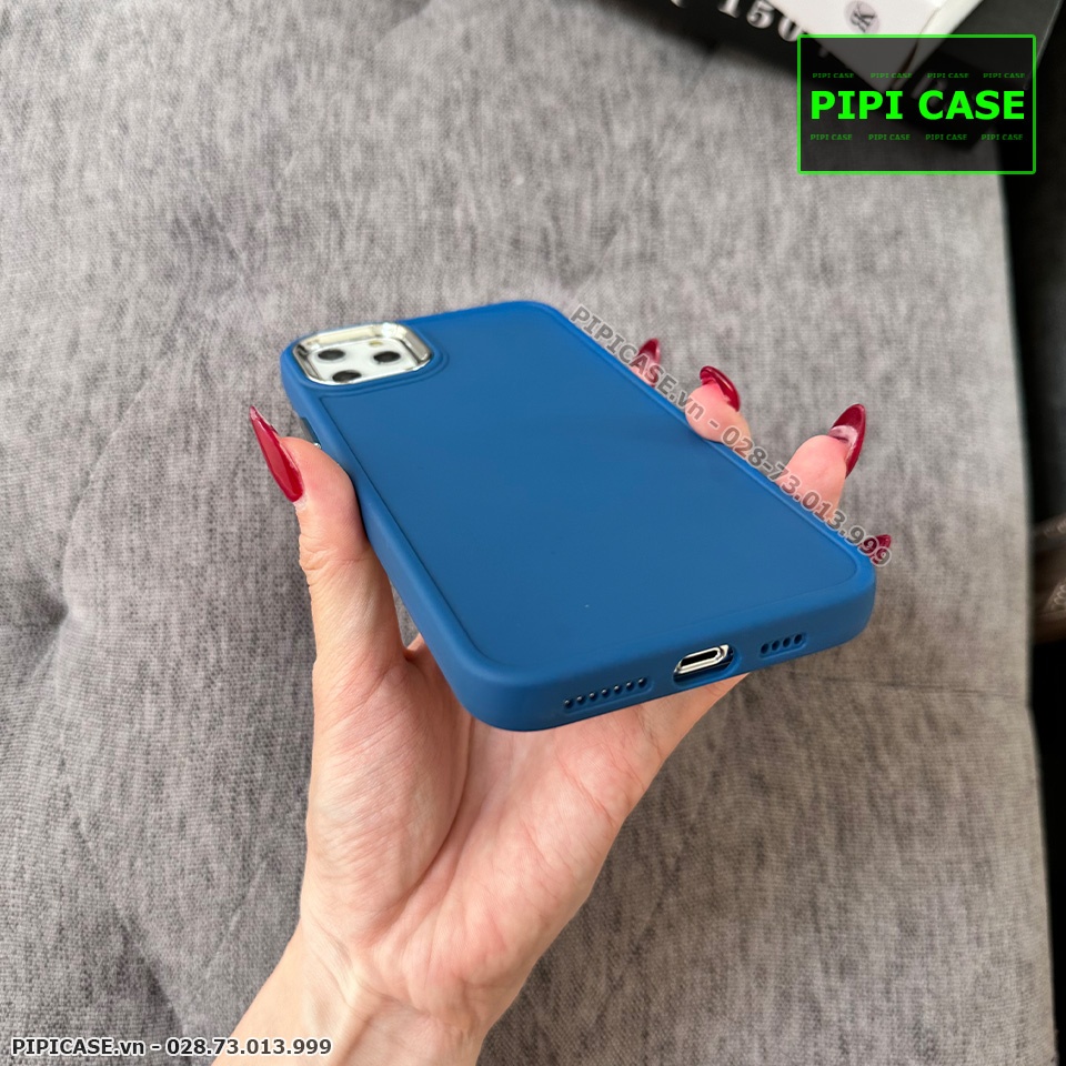Ốp Lưng iPhone 11 Pro Max - May - Xanh Dương