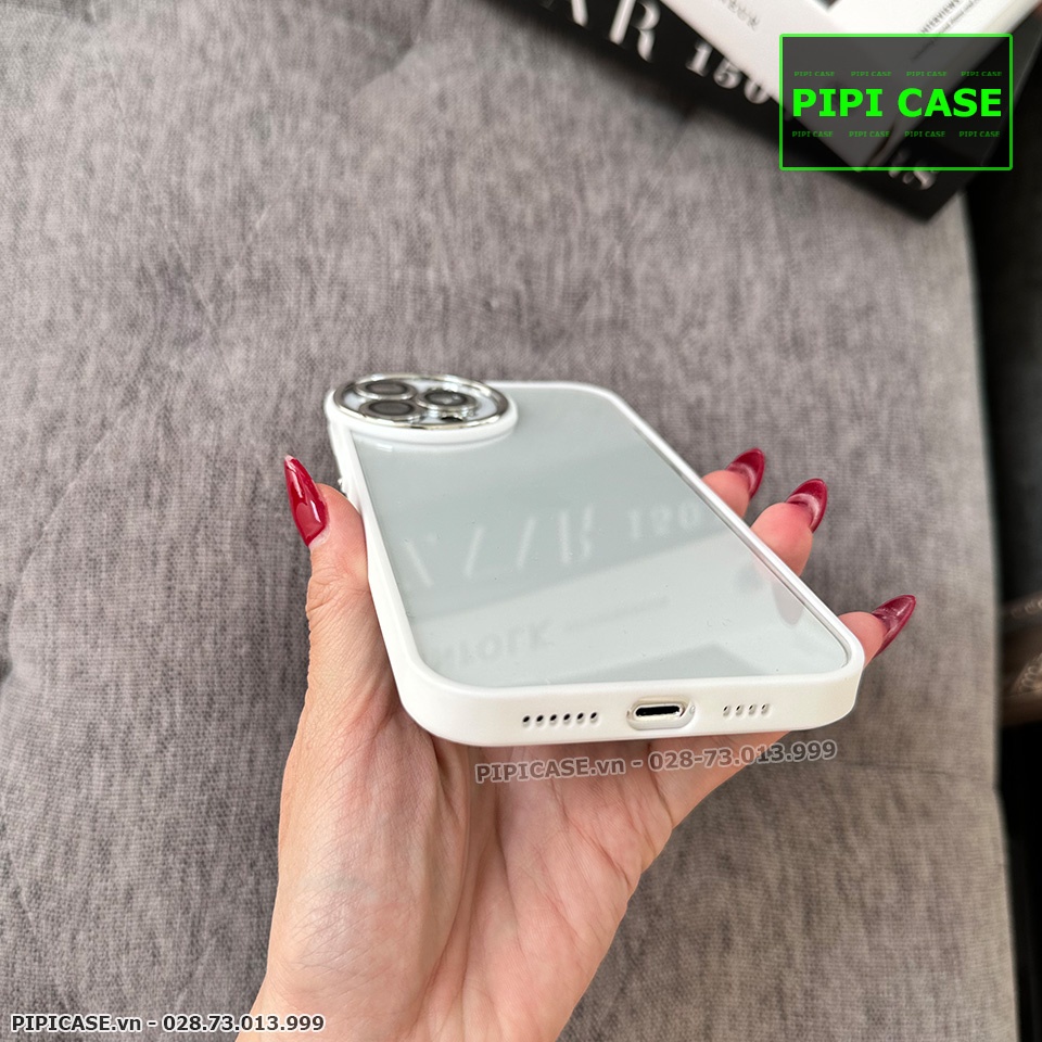 Ốp Lưng iPhone 12 Pro Max - Cathy - Trắng