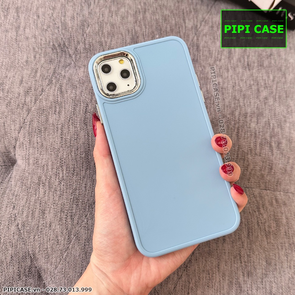 Ốp Lưng iPhone 11 Pro Max - May - Xanh Nhạt