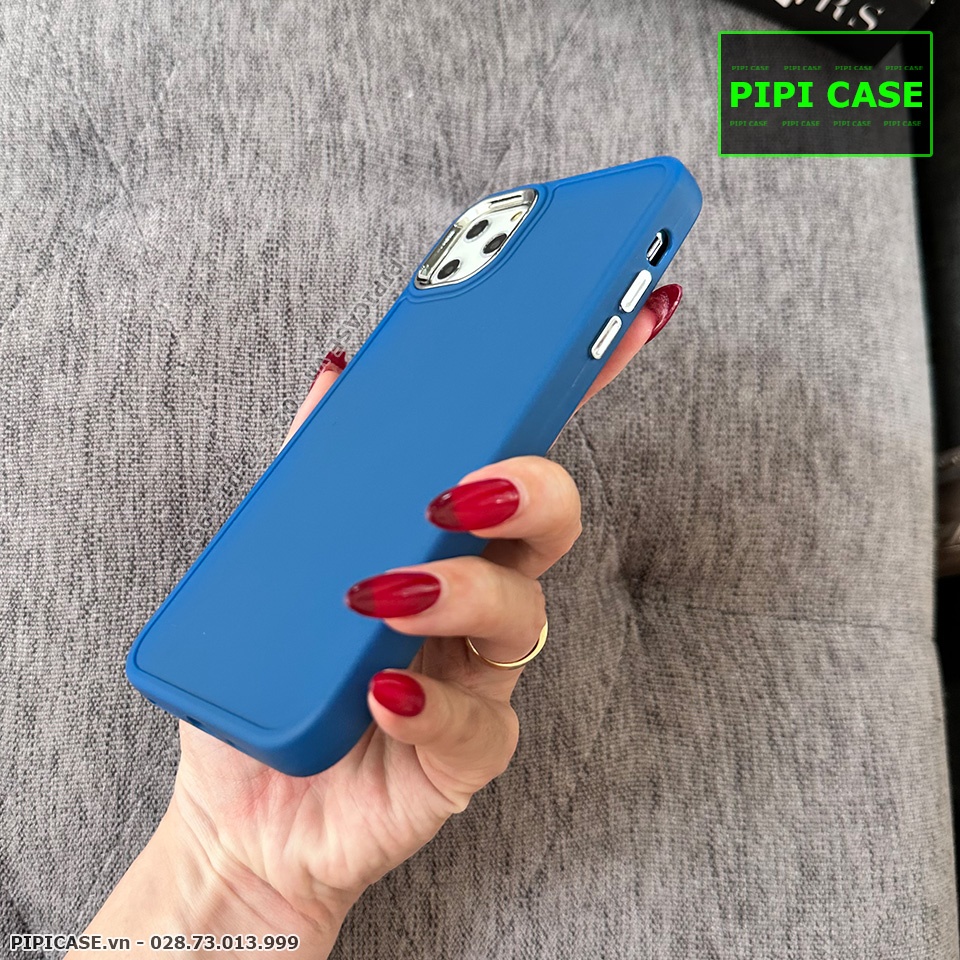 Ốp Lưng iPhone 11 Pro Max - May - Xanh Dương