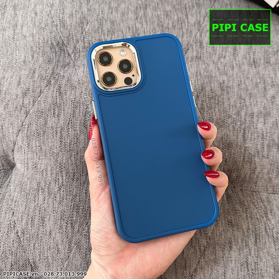 Ốp Lưng iPhone 12 Pro Max - May - Xanh Dương