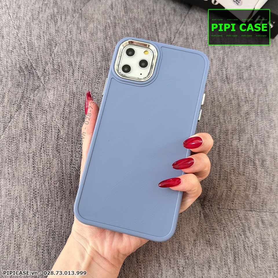 Ốp Lưng iPhone 11 Pro Max - May - Xám Xanh