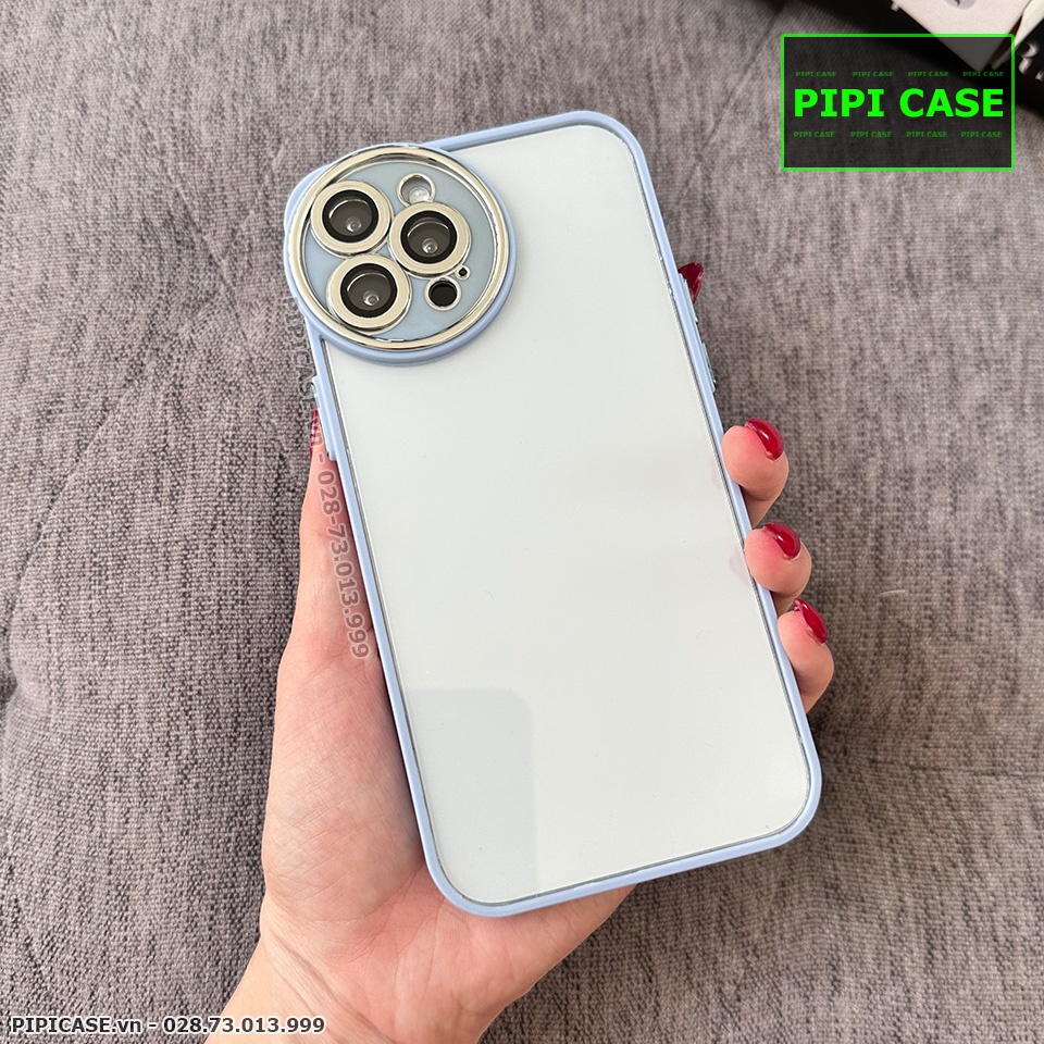 Ốp Lưng iPhone 12 Pro Max - Cathy - Xanh Nhạt
