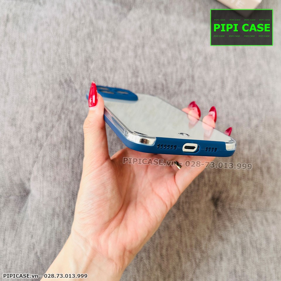 Ốp Lưng iPhone 14 Pro - MiMin - Xanh Dương