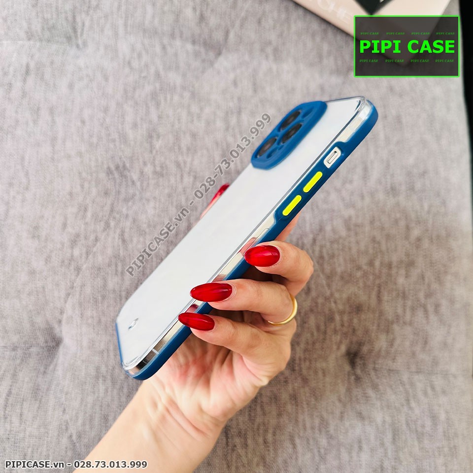 Ốp Lưng iPhone 14 Pro - MiMin - Xanh Dương