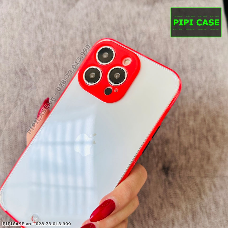 Ốp Lưng iPhone 14 Pro Max - MiMin - Đỏ