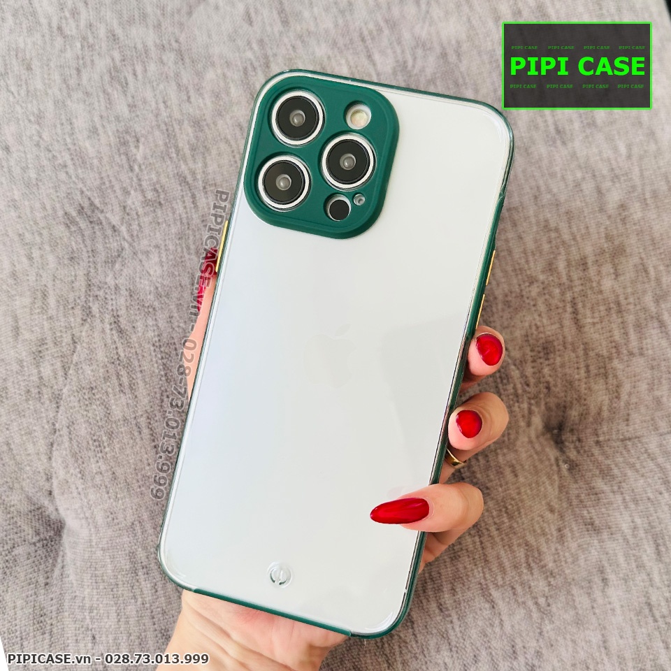 Ốp Lưng iPhone 14 Pro - MiMin - Xanh Rêu