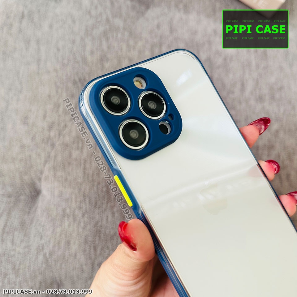 Ốp Lưng iPhone 14 Pro - MiMin - Xanh Dương