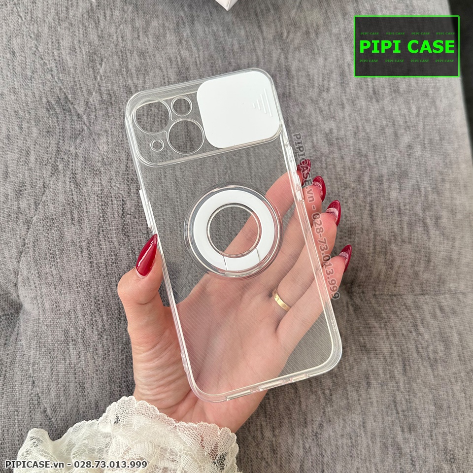 Ốp Lưng iPhone 14 Plus - Pink Bear - Trắng