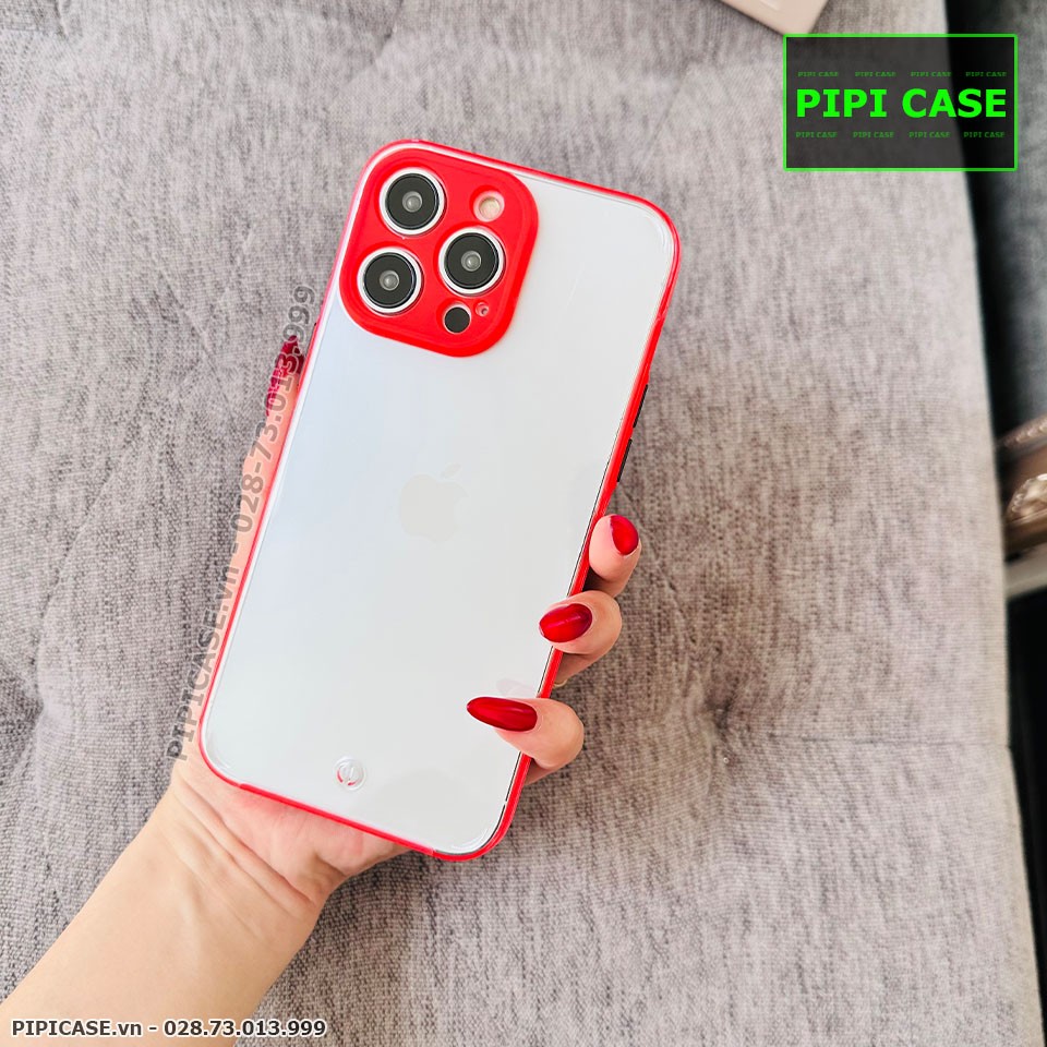 Ốp Lưng iPhone 12 Pro - MiMin - Đỏ