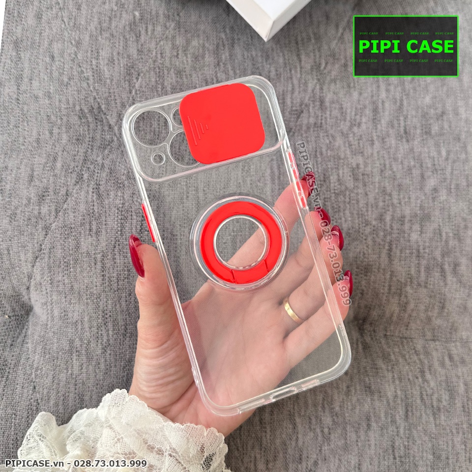 Ốp Lưng iPhone 14 Plus - Pink Bear - Đỏ