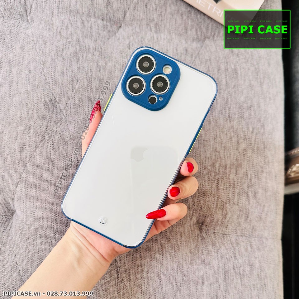 Ốp Lưng iPhone 14 Pro - MiMin - Xanh Dương