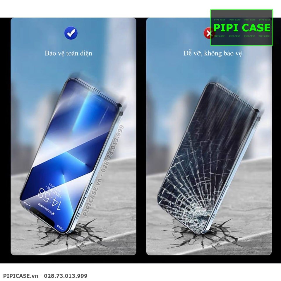 Cường lực Tự dán + Tự lấy bụi Chống Nhìn Trộm cho iPhone 15 Pro