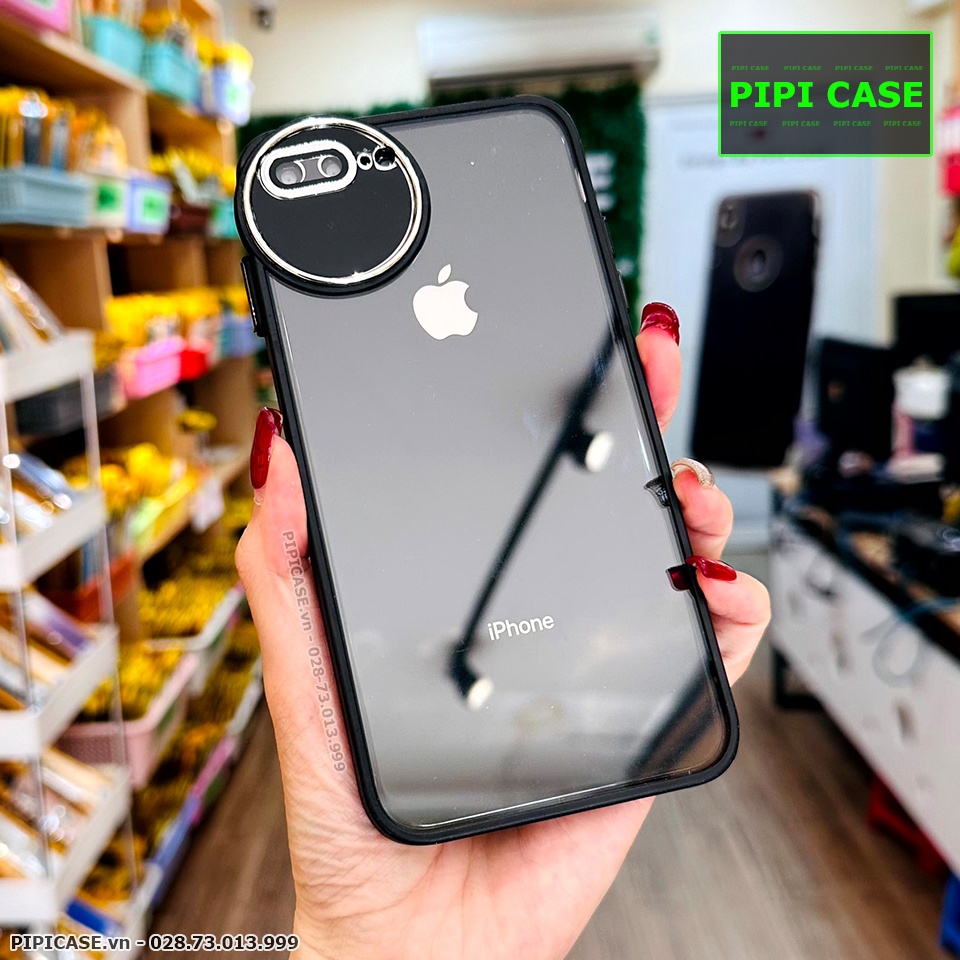 Ốp Lưng iPhone 7 Plus / 8 Plus - Cathy - Đen