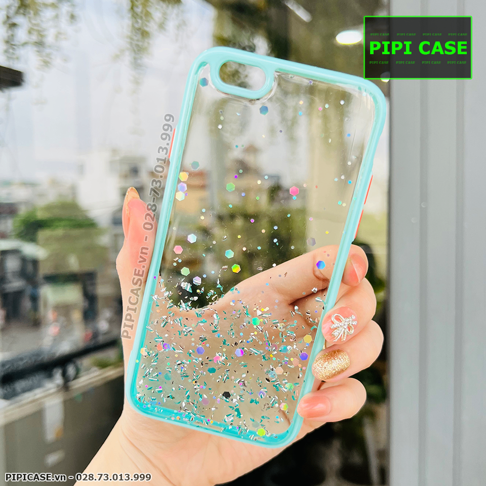 Ốp Lưng iPhone 6 Plus - Shining - Xanh