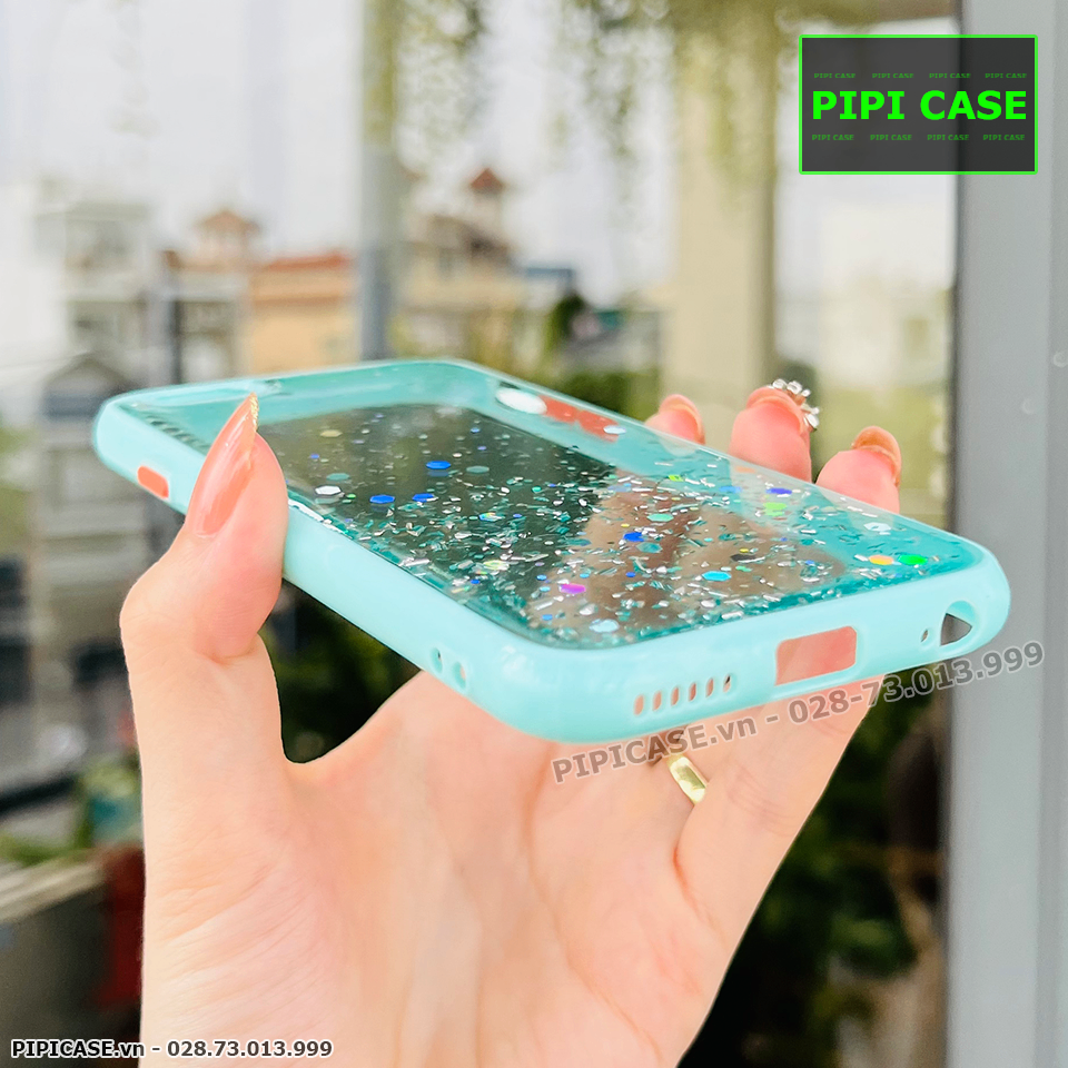 Ốp Lưng iPhone 6 Plus - Shining - Xanh
